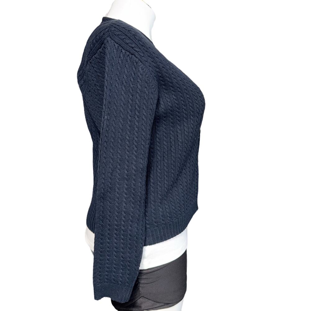 Vintage Crystal Kobe Womens Cardigan Sweater Knit Button Close Long Sleeve Large - Picture 3 of 8